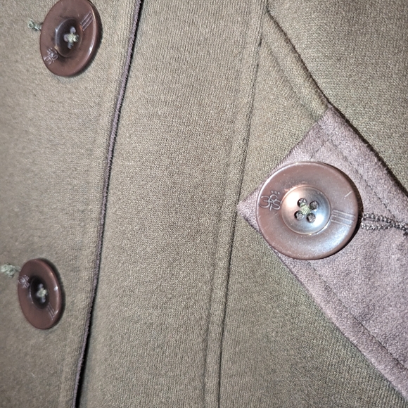 Three Stones Coat - Fleece with Suede - Picture 7 of 8